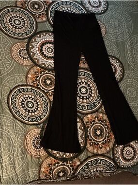 aerie Black Flared Pants